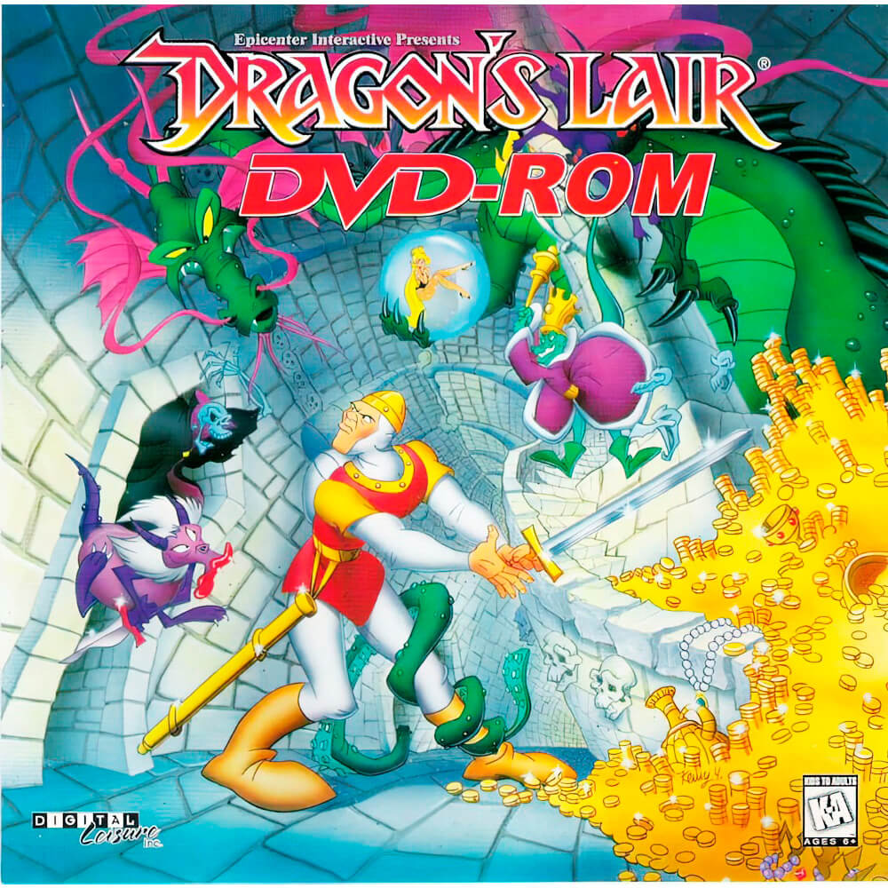Лицензионный диск Dragons Lair Remastered для DVD Player